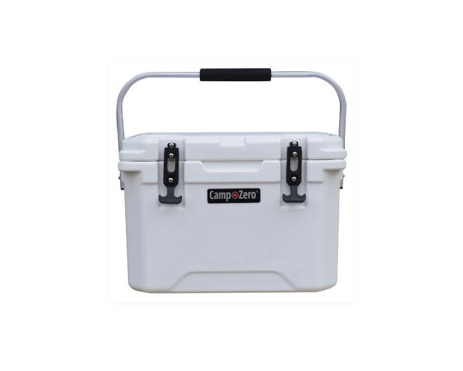 CAMP ZERO 21 Quart White Cooler 20 Liters CZ20L W