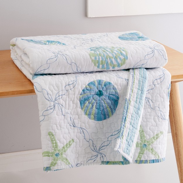 Marine Dreams Throw One Quilted Throw Levtex Home