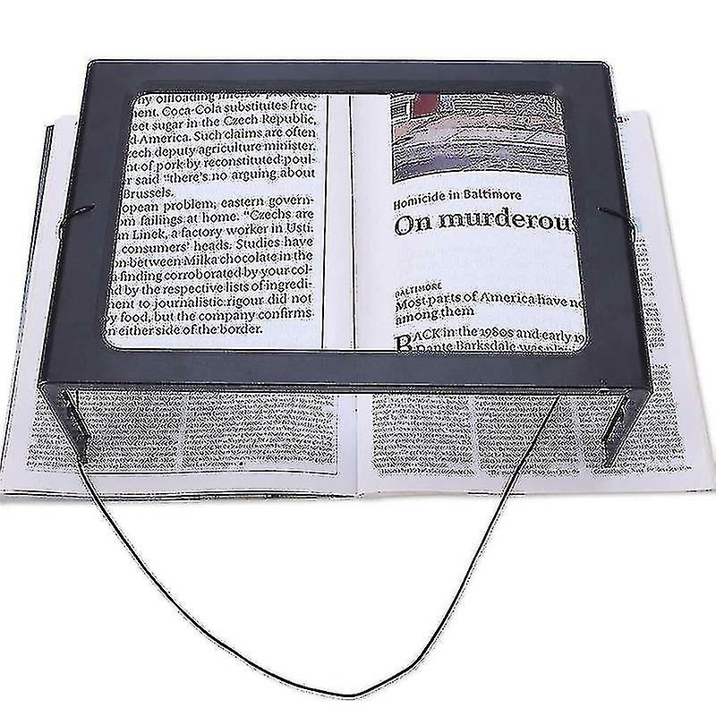 Magnifying Glass Hands Free With 4 Led Light Giant Reading Magnifier