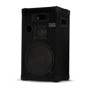 Acoustic Audio by Goldwood Passive 12 in. DJ Speaker 3-Way PA Karaoke Band Home Monitor CR12