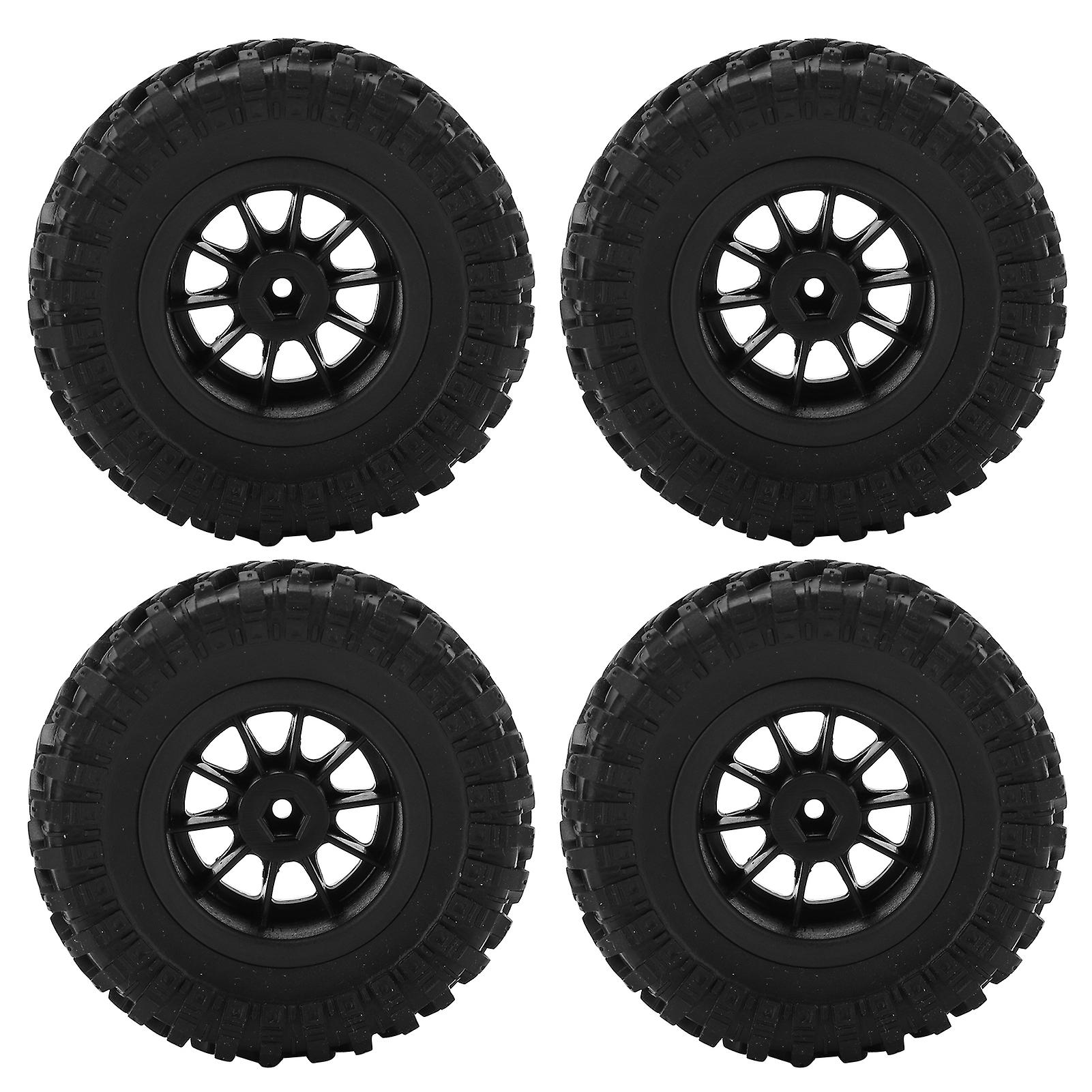 4pcs Rc Car Tires Tyre Wheel For Mn D90 D91 D99 D99s D86 Rc Car Spare Upgrades Accessoriesr789s Silver