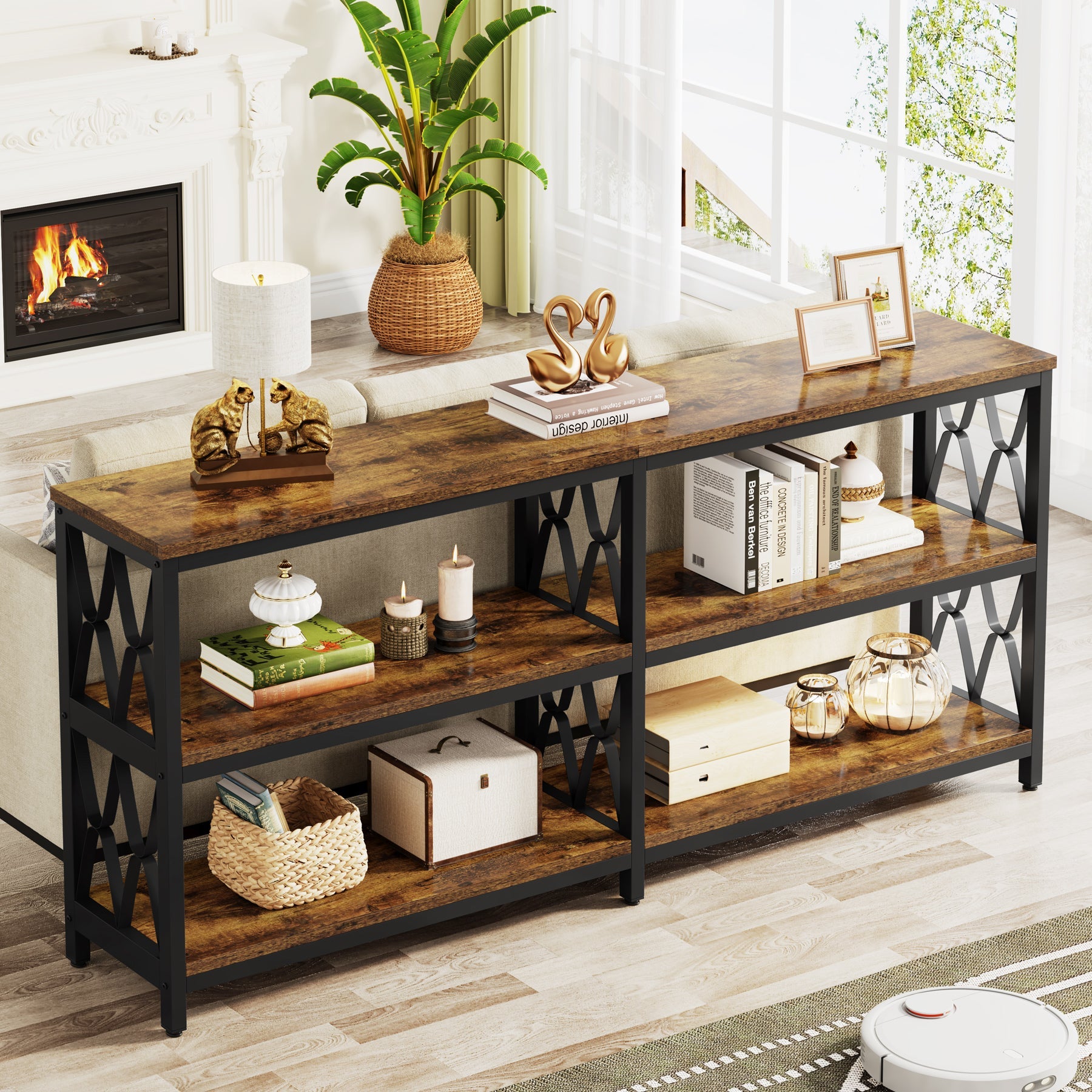 3-Tier Console Table, 70.9