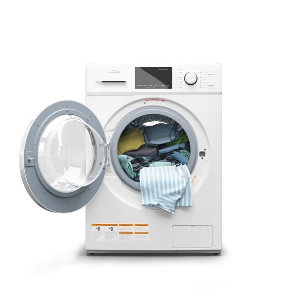 2.7 Cu. Ft. All-in-One Washer and Dryer Combo in White