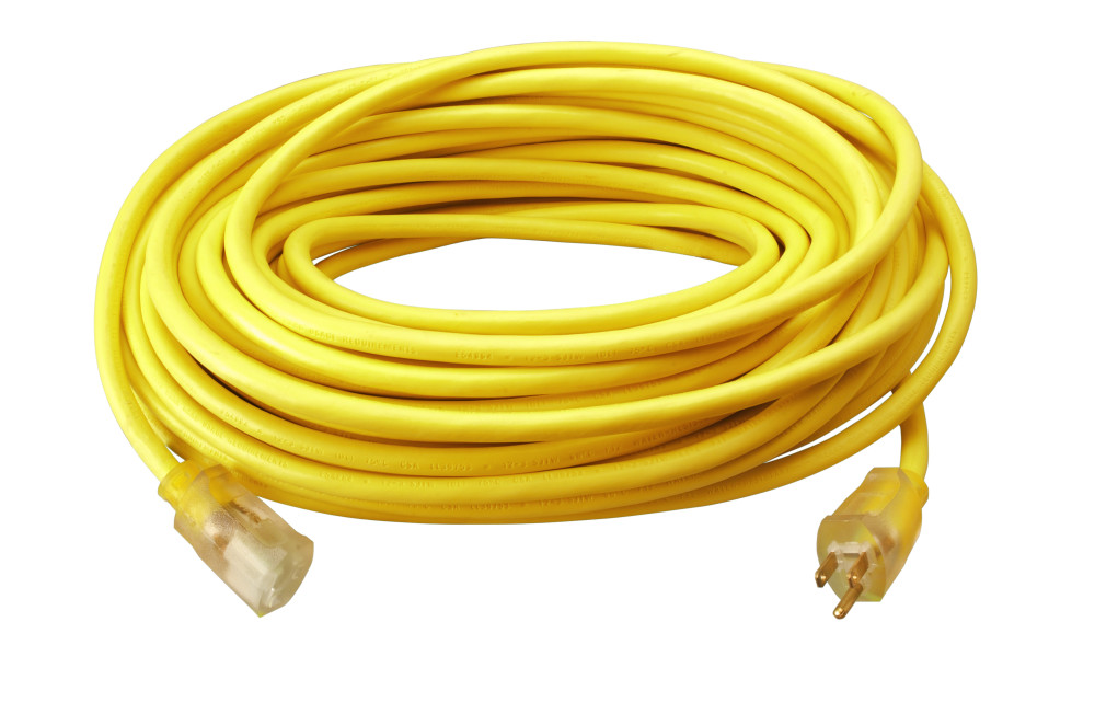 Southwire Extension Cord SJTW High Visibility 12/3 15 Amp 100 ;