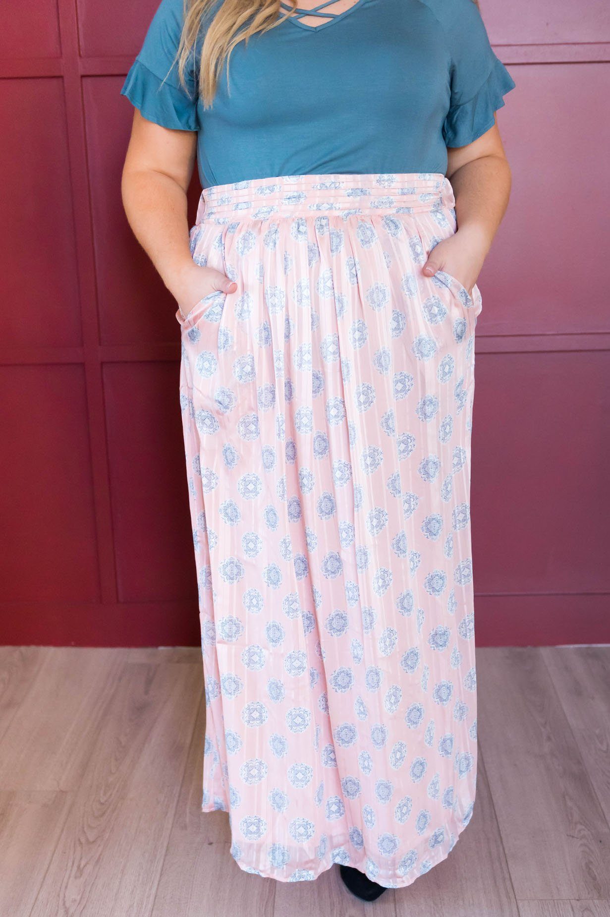 Always Loving Medallion Maxi Skirt