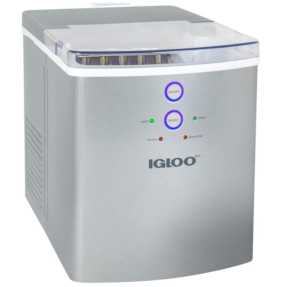 IGLOO 33 lb Portable Ice Maker in Silver