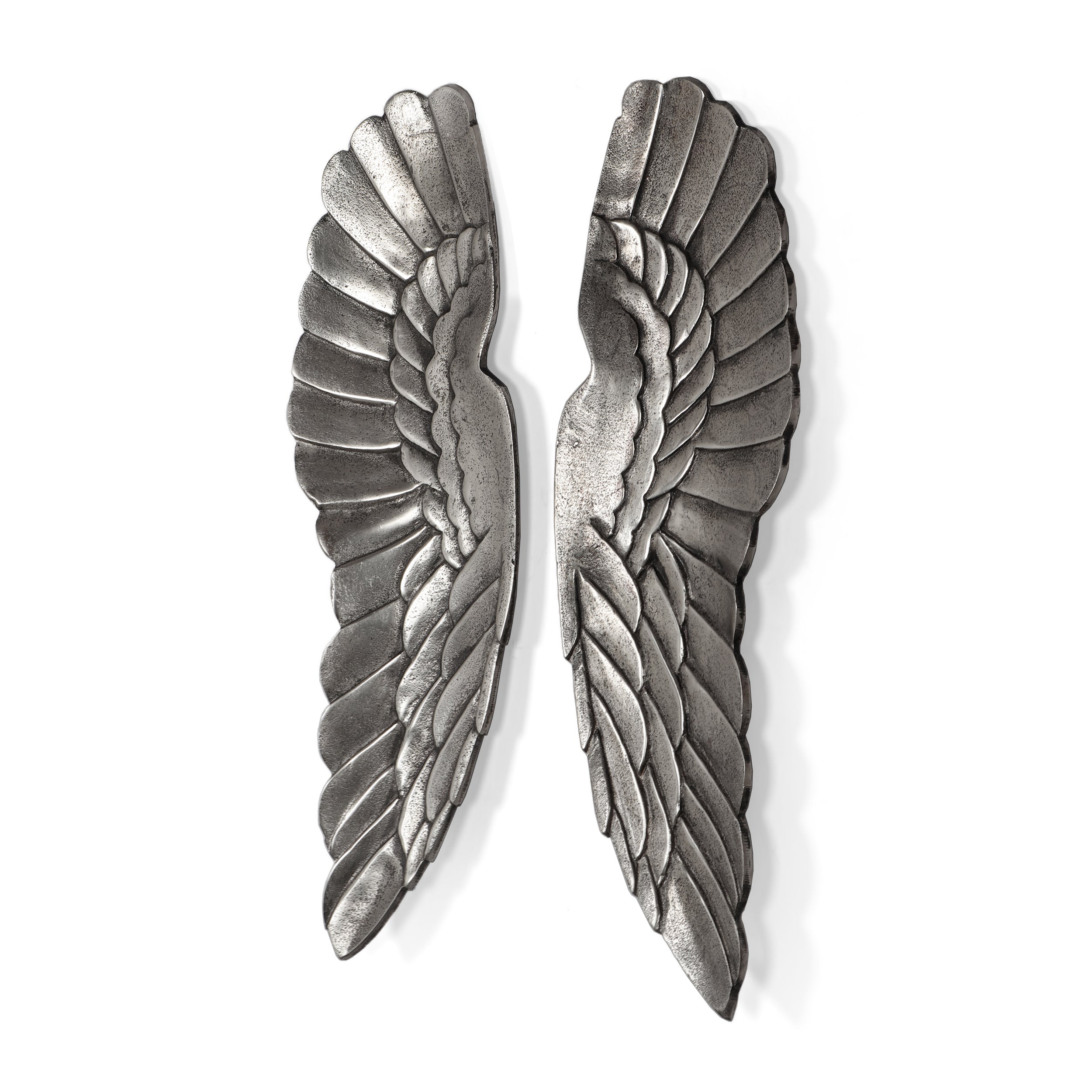 Dearing Handcrafted Aluminum Angel Wings Wall Decor