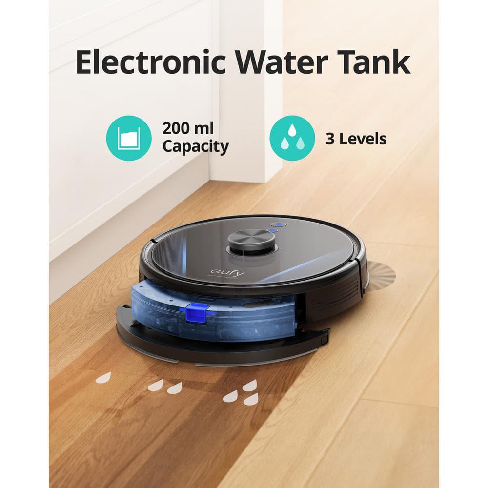 Eufy RoboVac LR30 Hybrid and Robotic Vacuum cleaner with Laser Navigation Bagless Washable Filter MultiSurfaces in Black