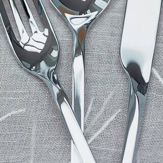 Villeroy  Boch New Wave 64-Piece Stainless Steel Flatware Service for 12 1263389093