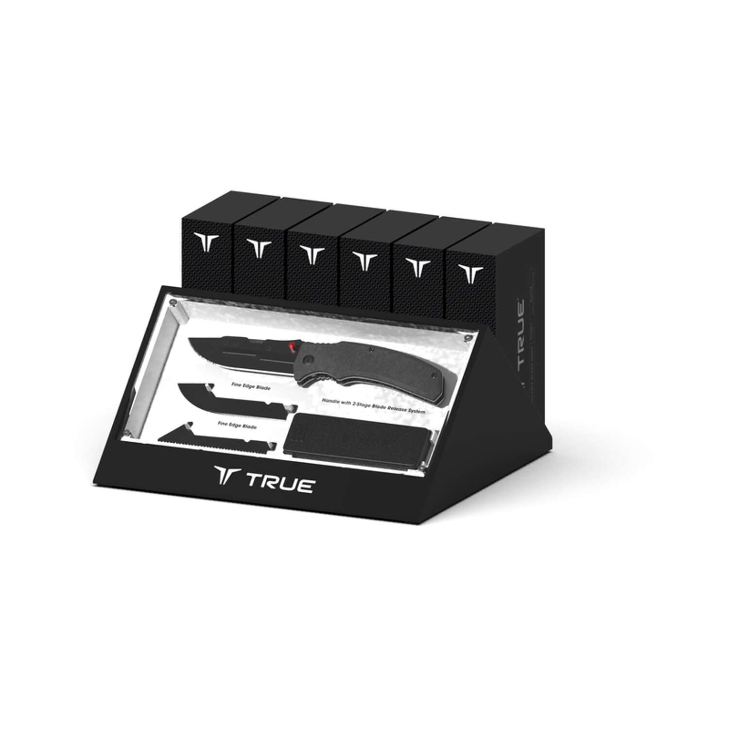 True Black 3CR13 Stainless Steel 6 in. Replaceable Blade Knife