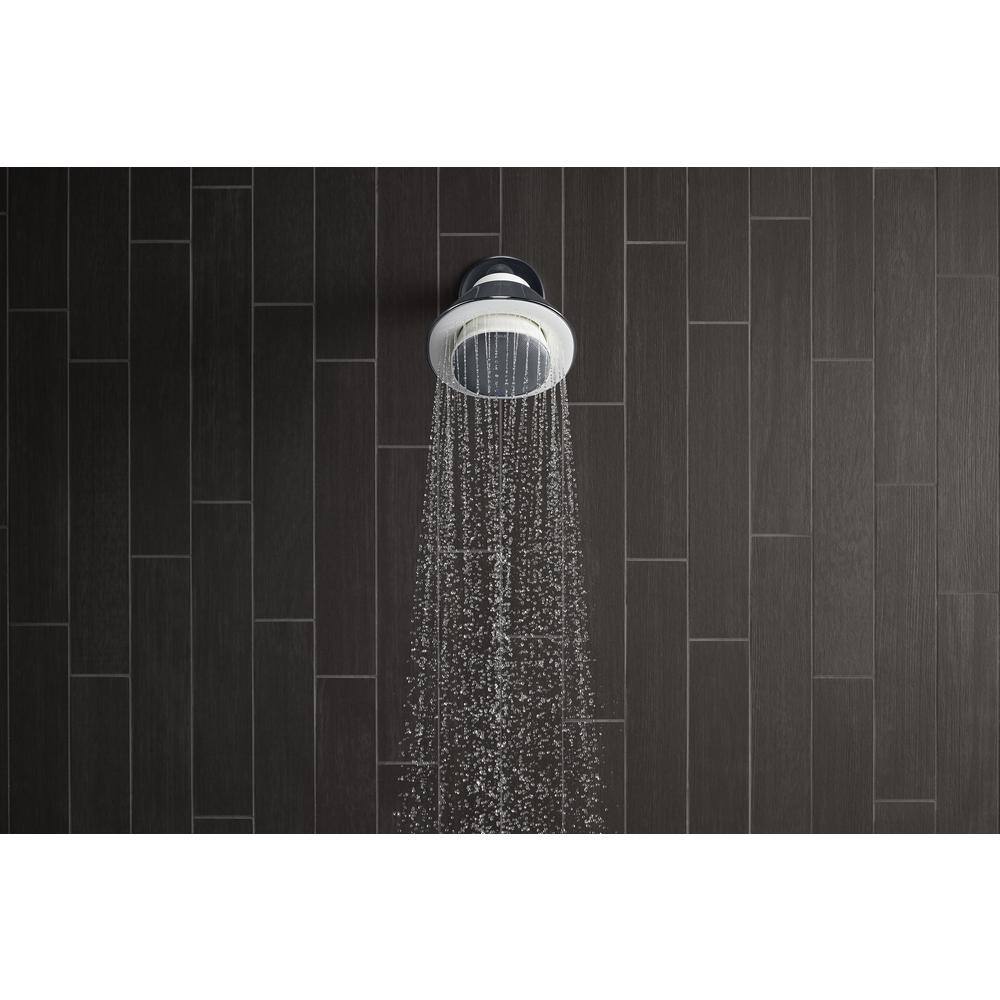 KOHLER Moxie 2.5 gpm Shower Head with Waterproof Speaker Featuring Bluetooth Wireless Technology and sound by Harman Kardon K-28238-NKE-CP