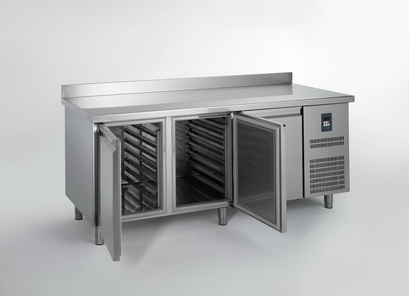 Chocolate World M1298 Cooled working table 3 doors...