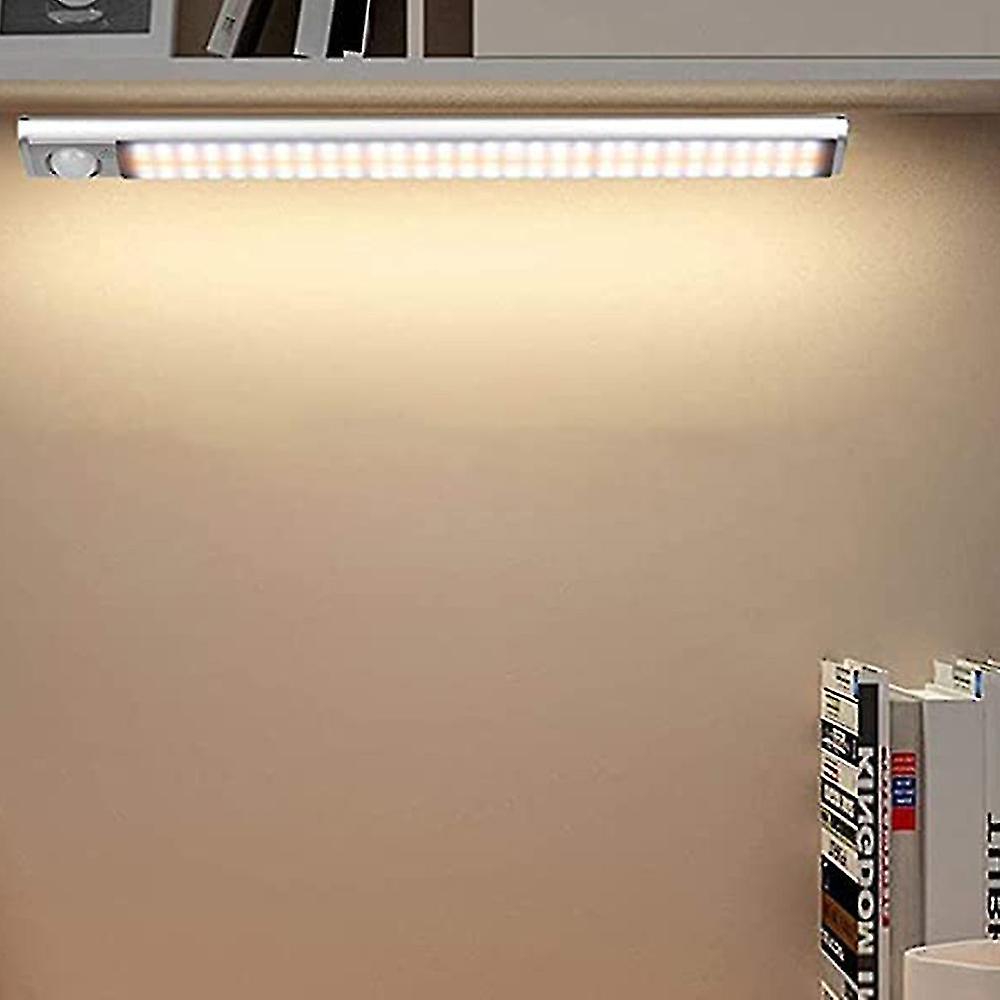 2er-pack 160 Led Cabinet Lights Movement Detectors Untersching Lighting Wireless Interior Lighting Battery-operated Light Bar Dimmable Rechargeable Li