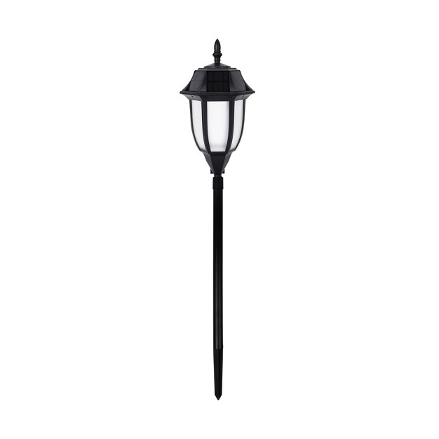 Garden Pathway Light With Integrated Led Bulb Black Techko Maid