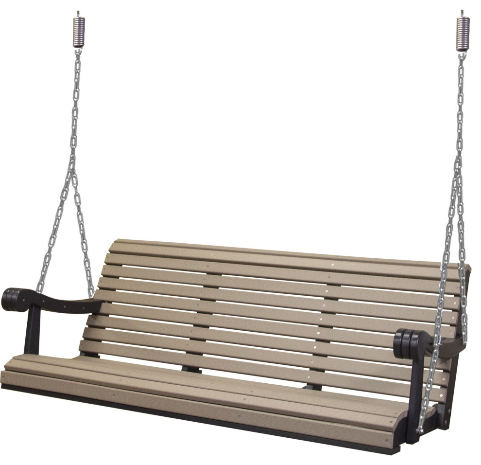 5  x27Poly Grandpa Swing   Transitional   Porch Swings   by Furniture Barn USA  Houzz