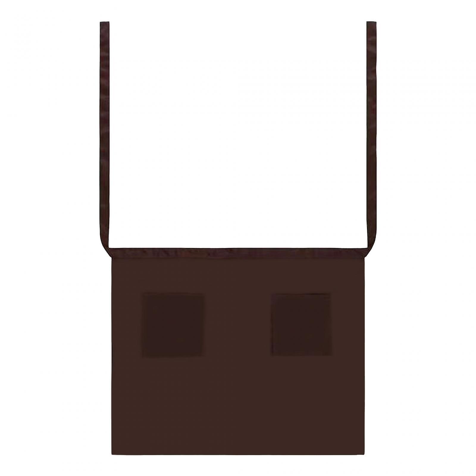 Short Half Waist Apron Waitress Waiter Aprons Server Short Aprons For Unisex Brown