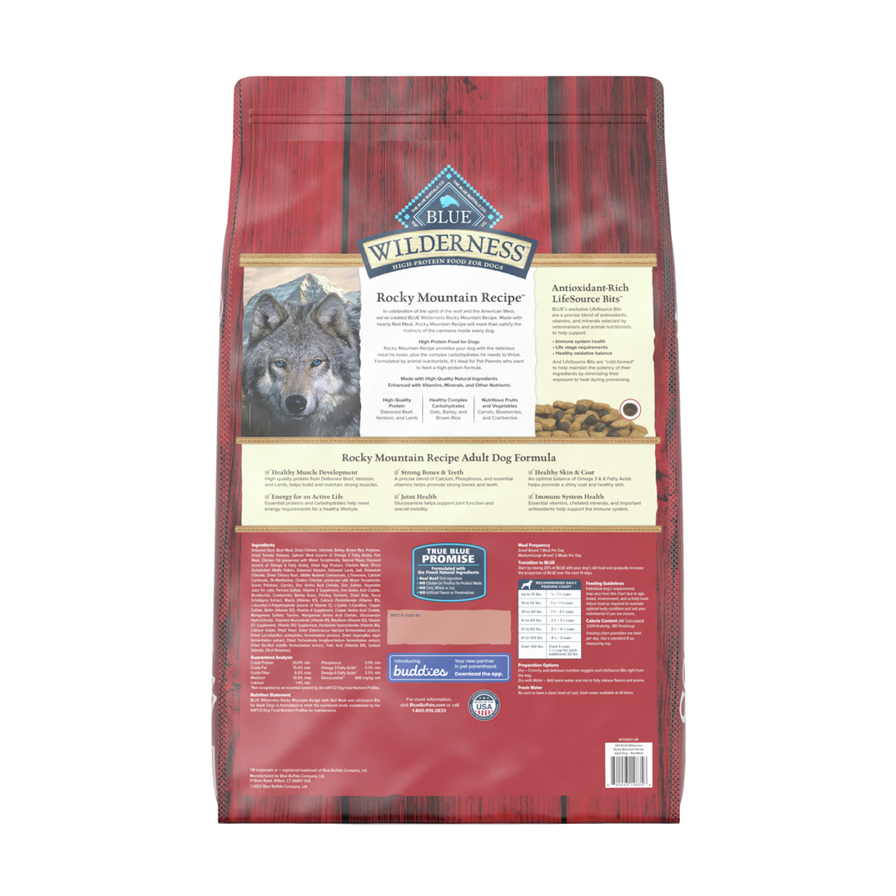 Blue Buffalo Wilderness Rocky Mountain Recipe with Red Meat Adult Dry Dog Food