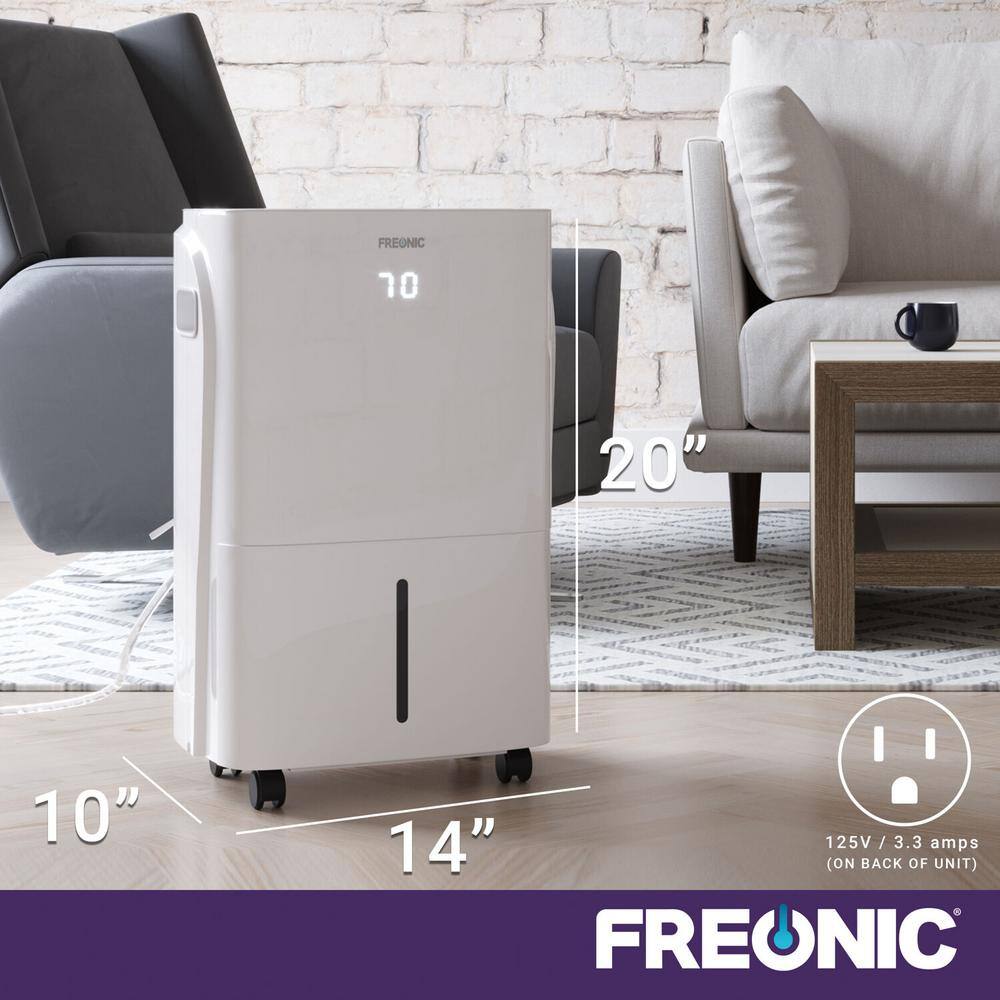 FREONIC 30 pt. up to 3000 sq. ft. Dehumidifier in White FHCD351AWG