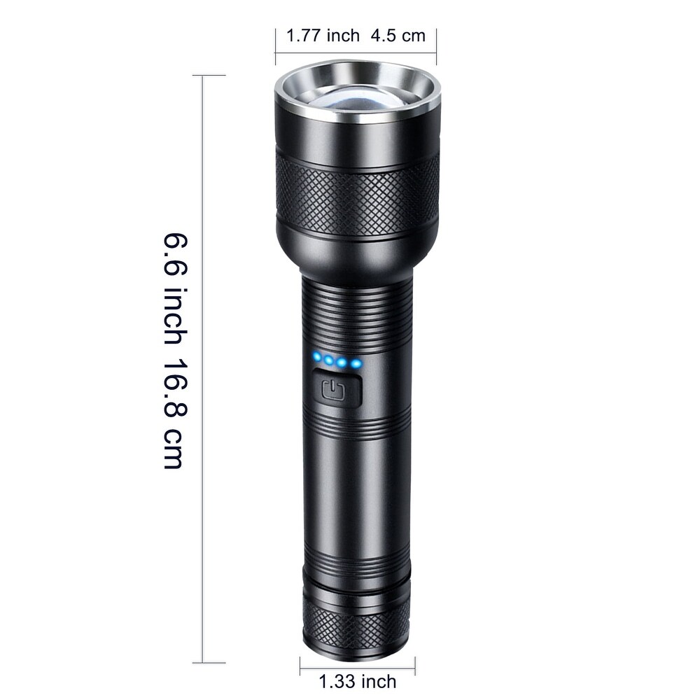 100000 Lumens Powerful Flashlight