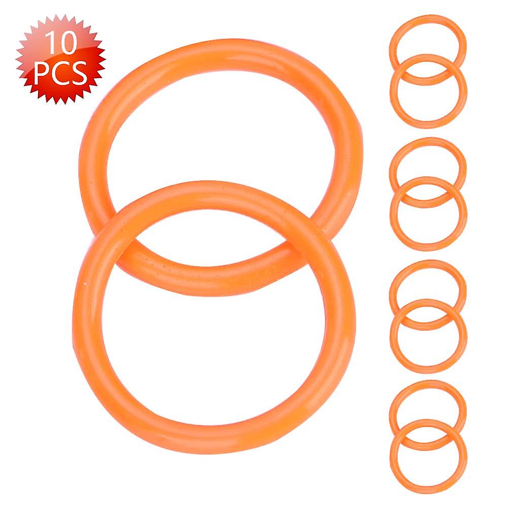 10pcs 13.8*1.9mm High Strength Polyurethane Oand#8209;rings For Paintball Gun Co2 Air Tank (orange)