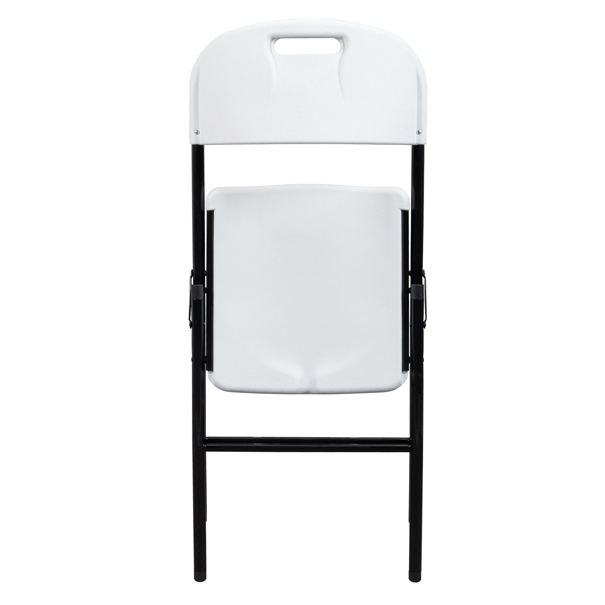 Astm-Certified Back Folding Chair White 4-Pack Stackable Wedding Party Event