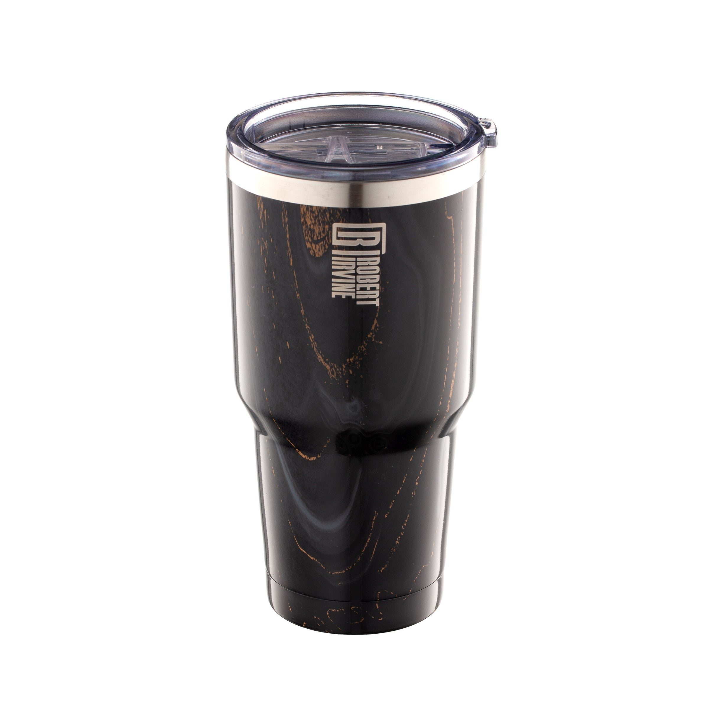 Robert Irvine 30 Oz Black Geo All-Purpose Tumbler