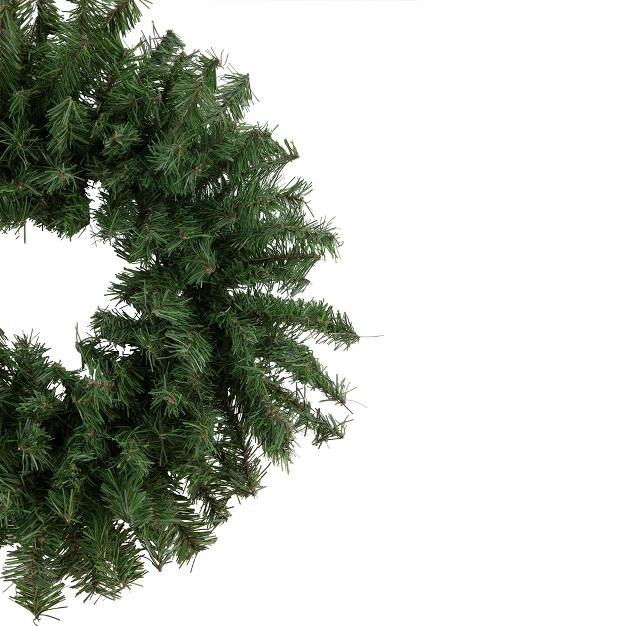 Unlit Canadian Pine Artificial Christmas Wreath