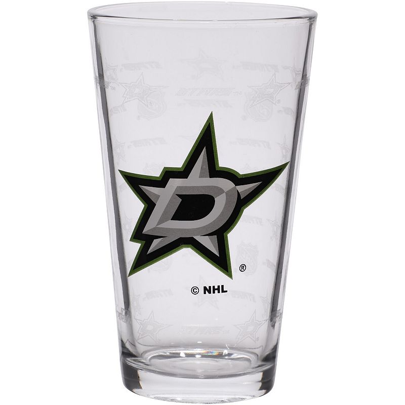 Dallas Stars 16oz. Sandblasted Mixing Glass