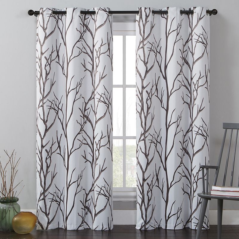 VCNY Kingdom Branches Window Curtains - 40'' x 84''