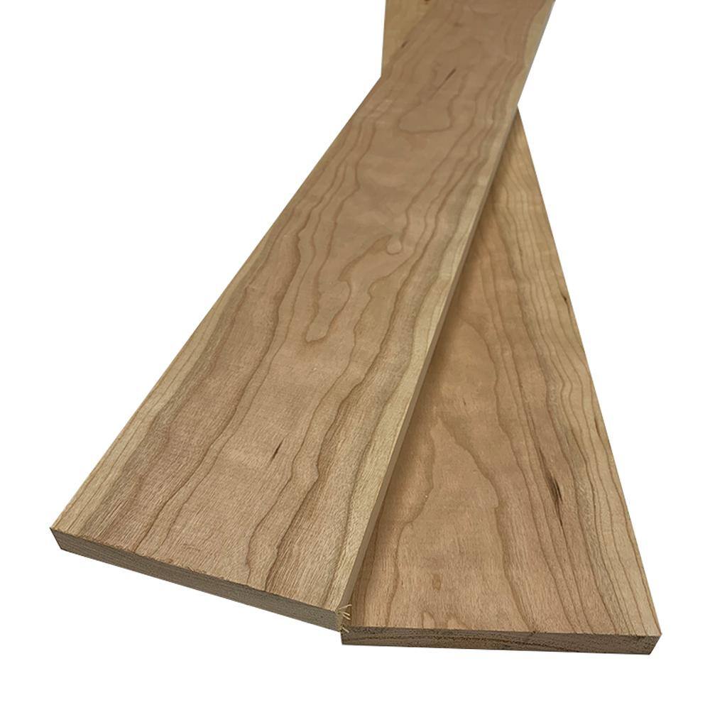 Swaner Hardwood 1 in. x 6 in. x 2 ft. FAS Cherry S4S Board (5-Pack) OL2626951