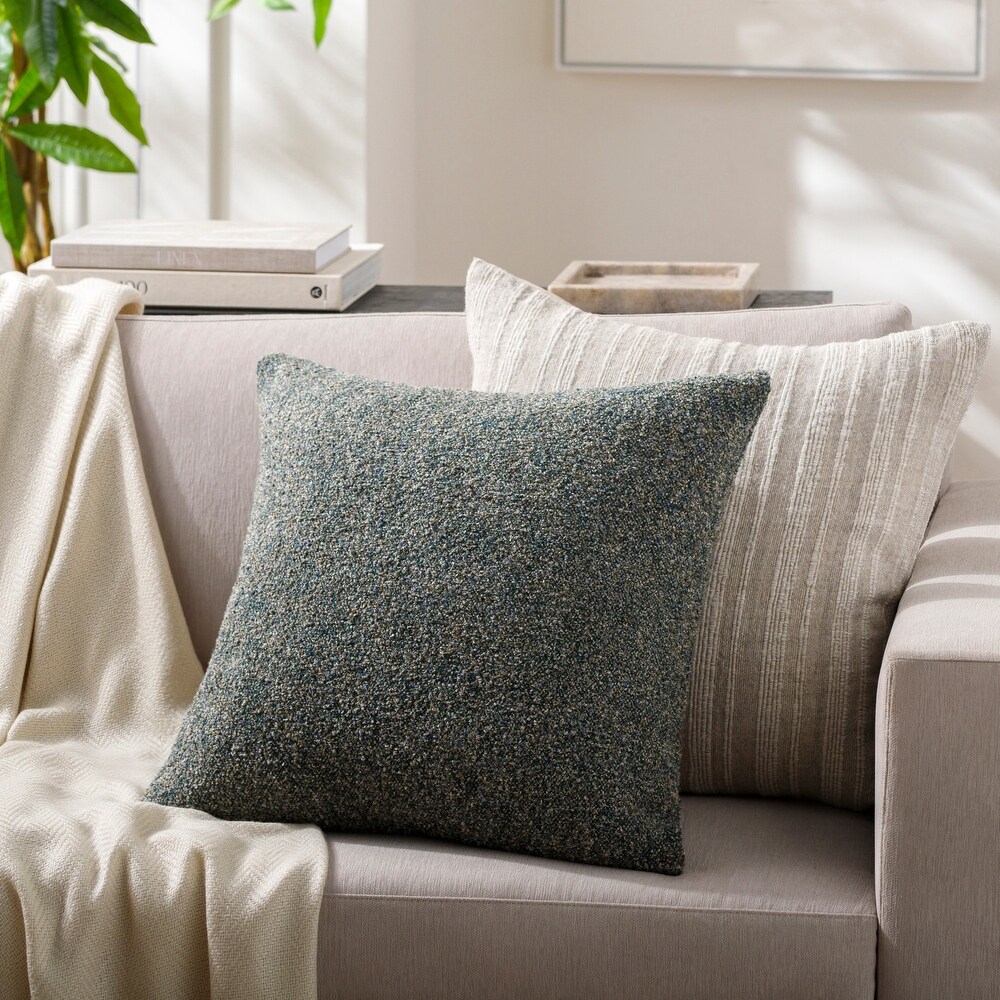 Keely Modern   Contemporary Solid Color Accent Pillow