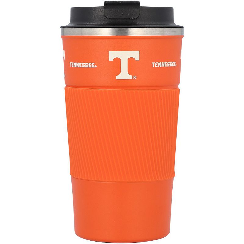 Tennessee Volunteers 18oz Coffee Tumbler with Silicone Grip