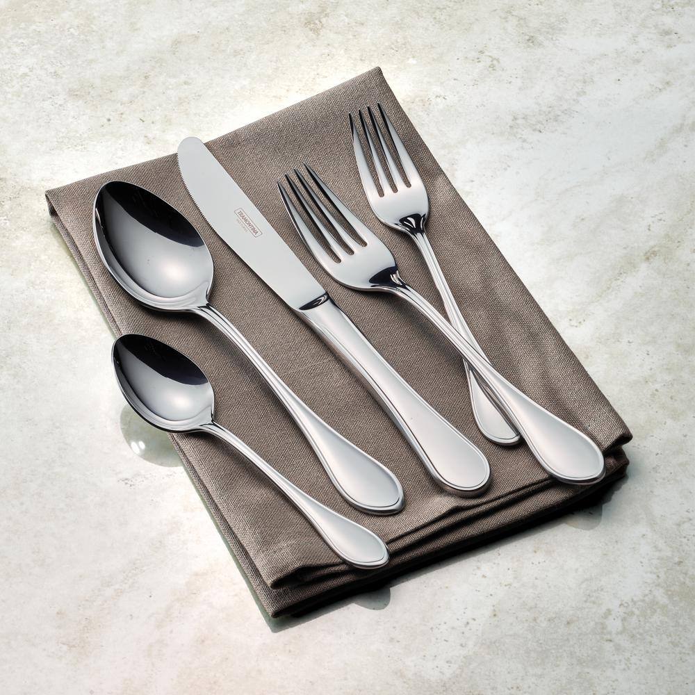 Tramontina Italy 20-Piece 1810 Stainless Steel Flatware Set 80306001DS