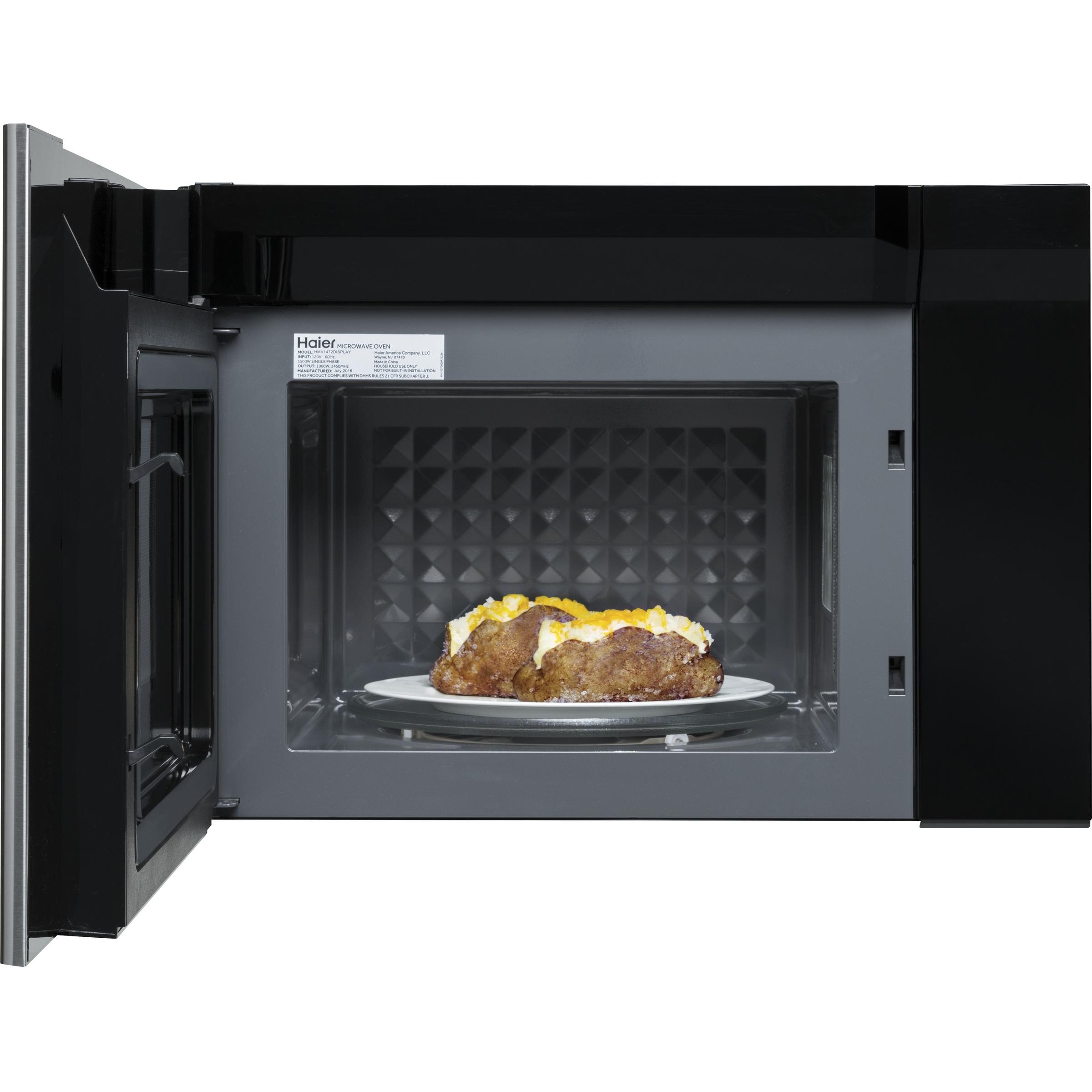 Haier 1.4 cu. ft. Over-the-Range Microwave Oven HMV1472BHS