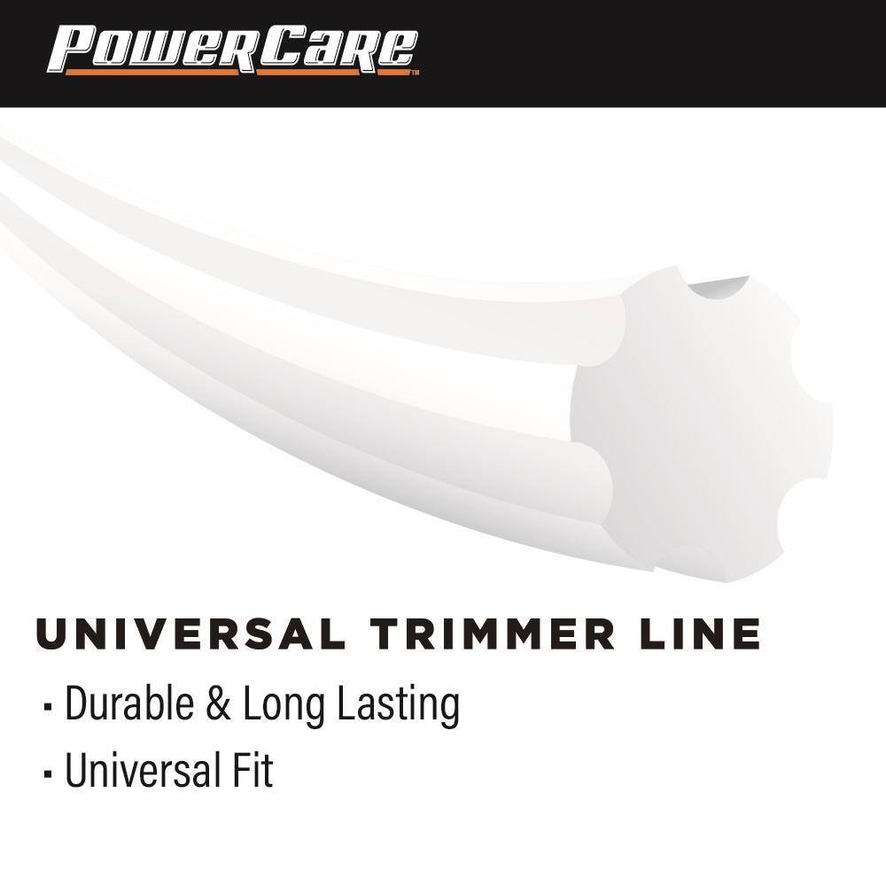 Powercare Universal Fit .095 in. x 125 ft. Gear Replacement Line for Gas and Select Cordless String Grass TrimmerLawn Edger 17361