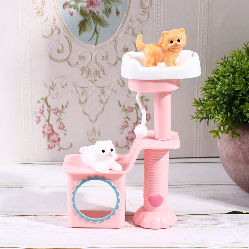 Doll Pet Cat Accessories Dollhouse Furniture Cute Toys for Barbies Miniature