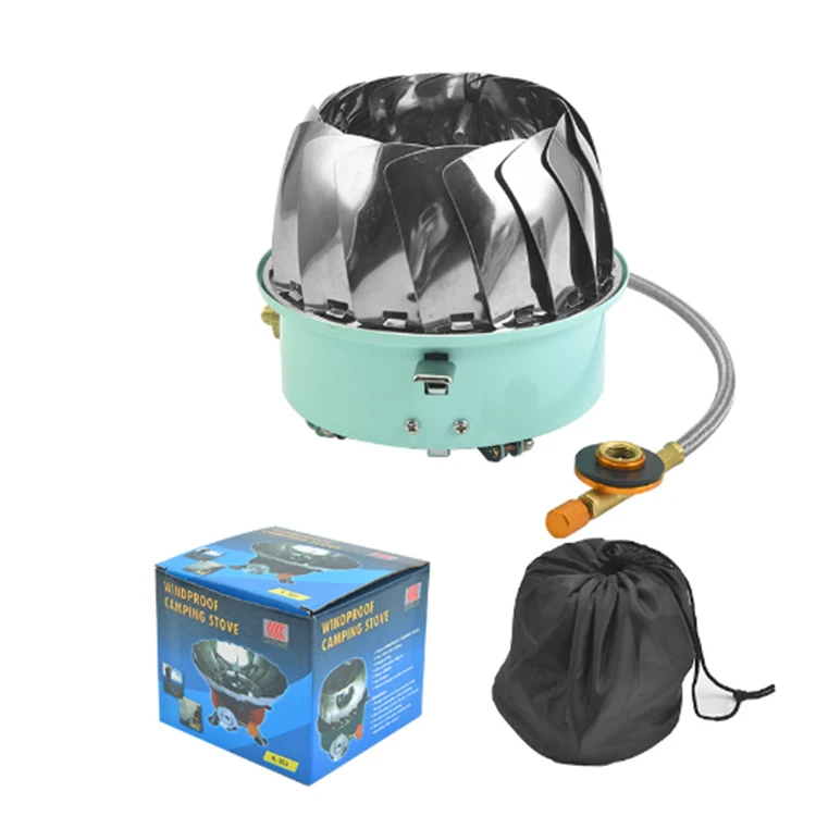 Wholesale Factory Portable Stainless Steel Outdoor Folding Large Firepower Camping stove set