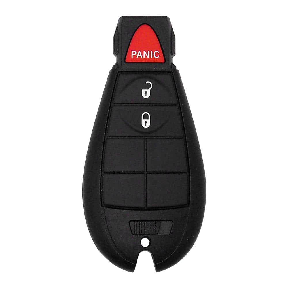 Car Keys Express Chrysler, Dodge, and Jeep Simple Key - 3 Button Fobik with Emergency Key Insert CDFO-E3Z0SK