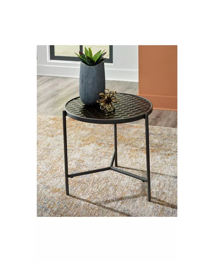 Signature Design By Ashley Doraley Round End Table