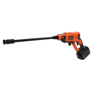 BLACK+DECKER 20V MAX 350 PSI 1.0 GPM Cold Water Electric Pressure Washer with (1) 1.5 Ah Battery  Charger BCPW350C1