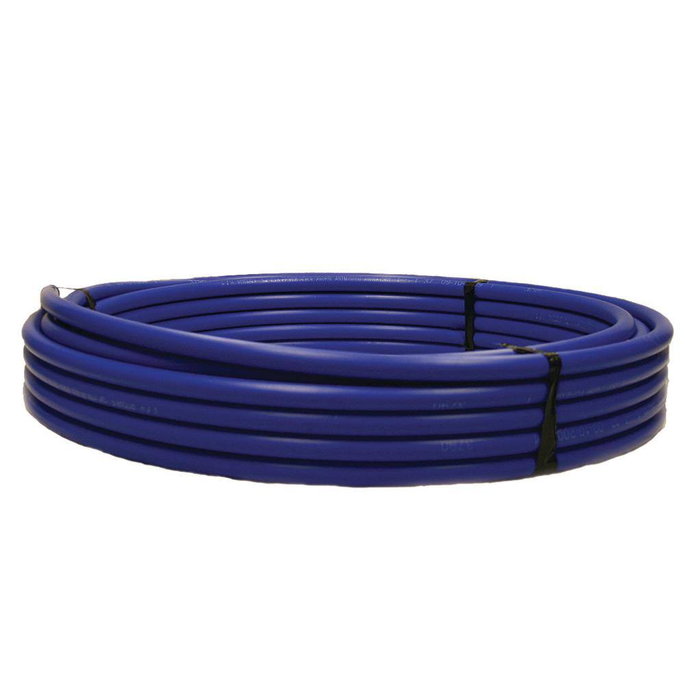 Advanced Drainage Systems 1-12 in. x 100 ft. CTS 250 psi NSF Poly Pipe in Blue X4-150250100