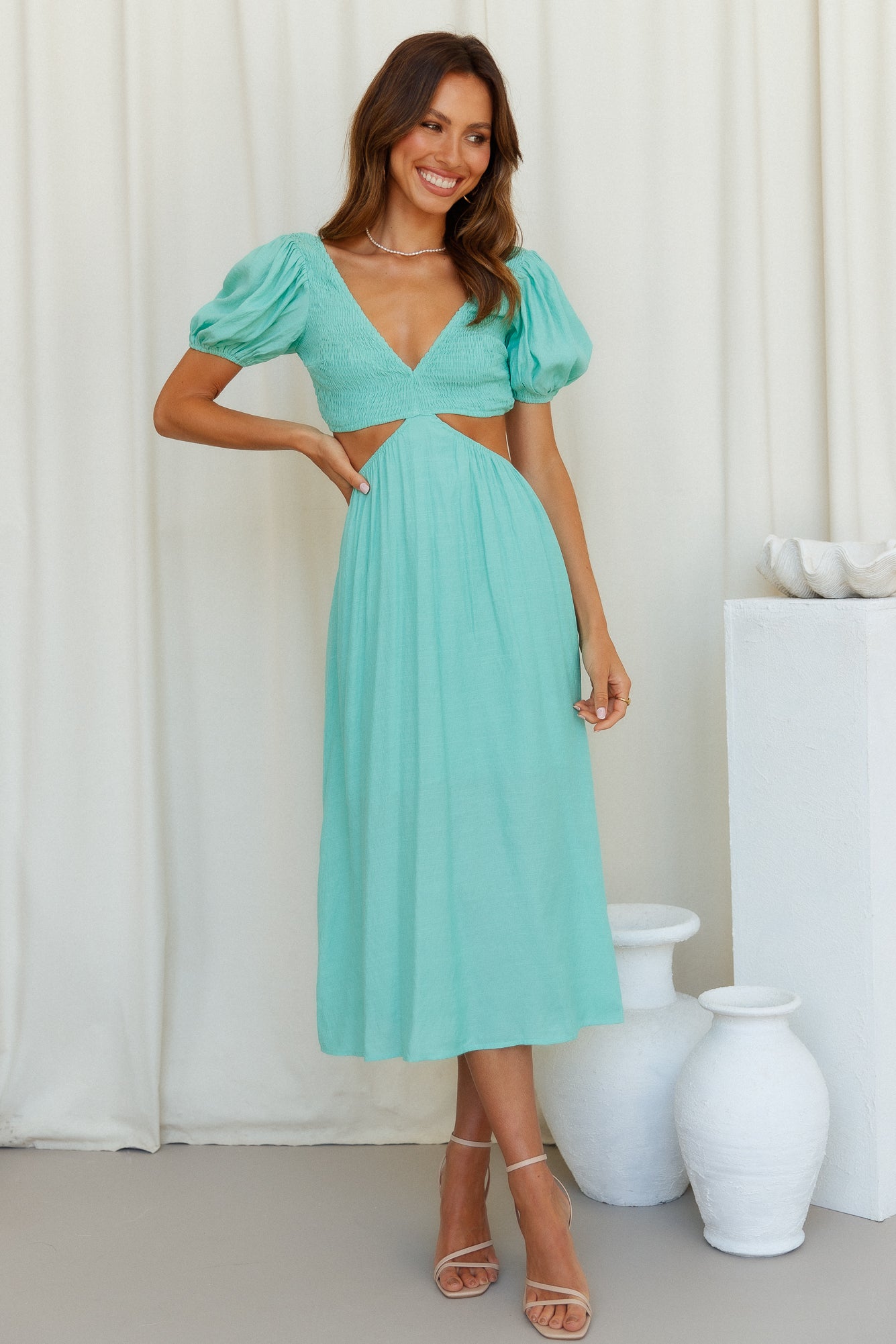 Cute Thang Midi Dress Green