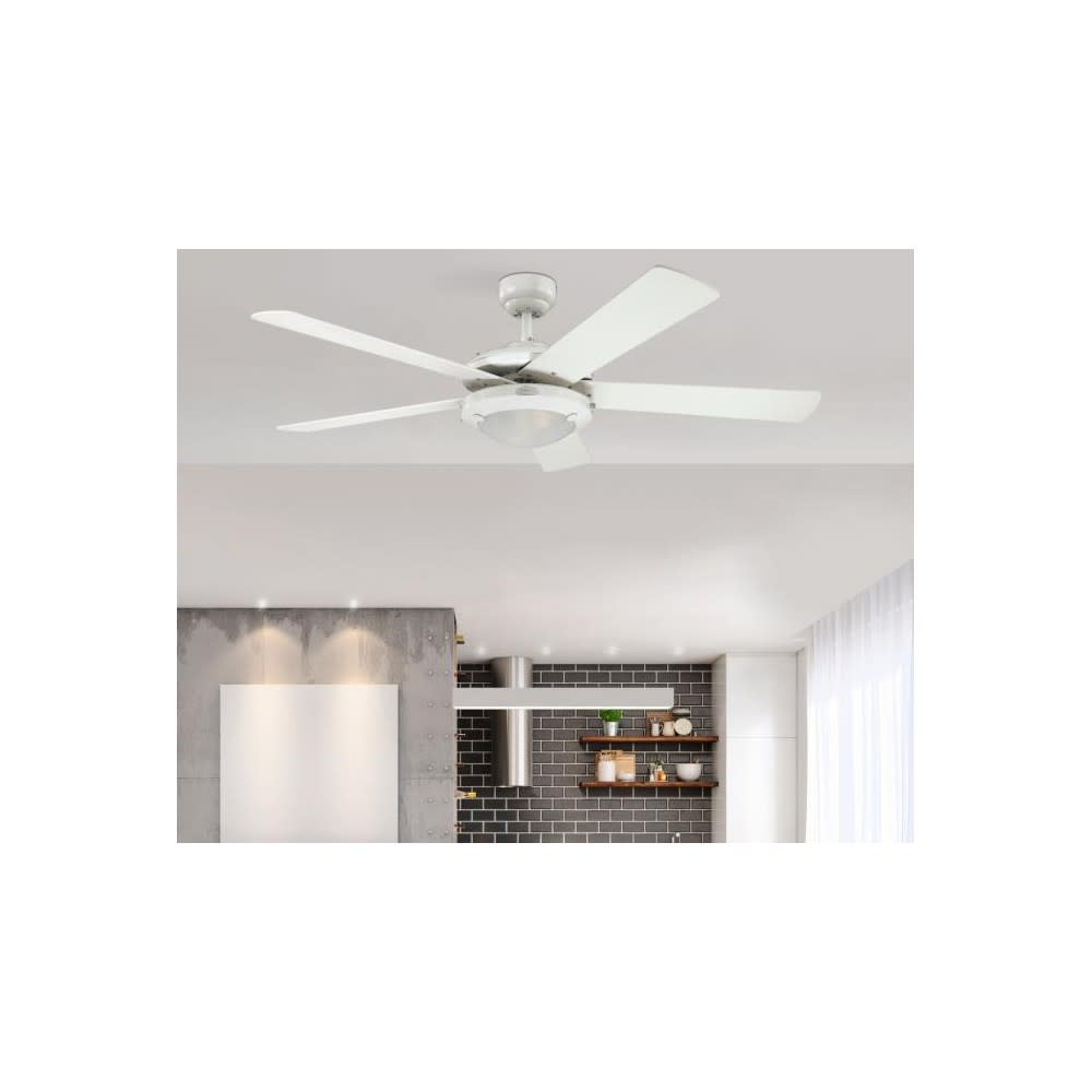 Westinghouse 52 Comet White LED Indoor Ceiling Fan ;