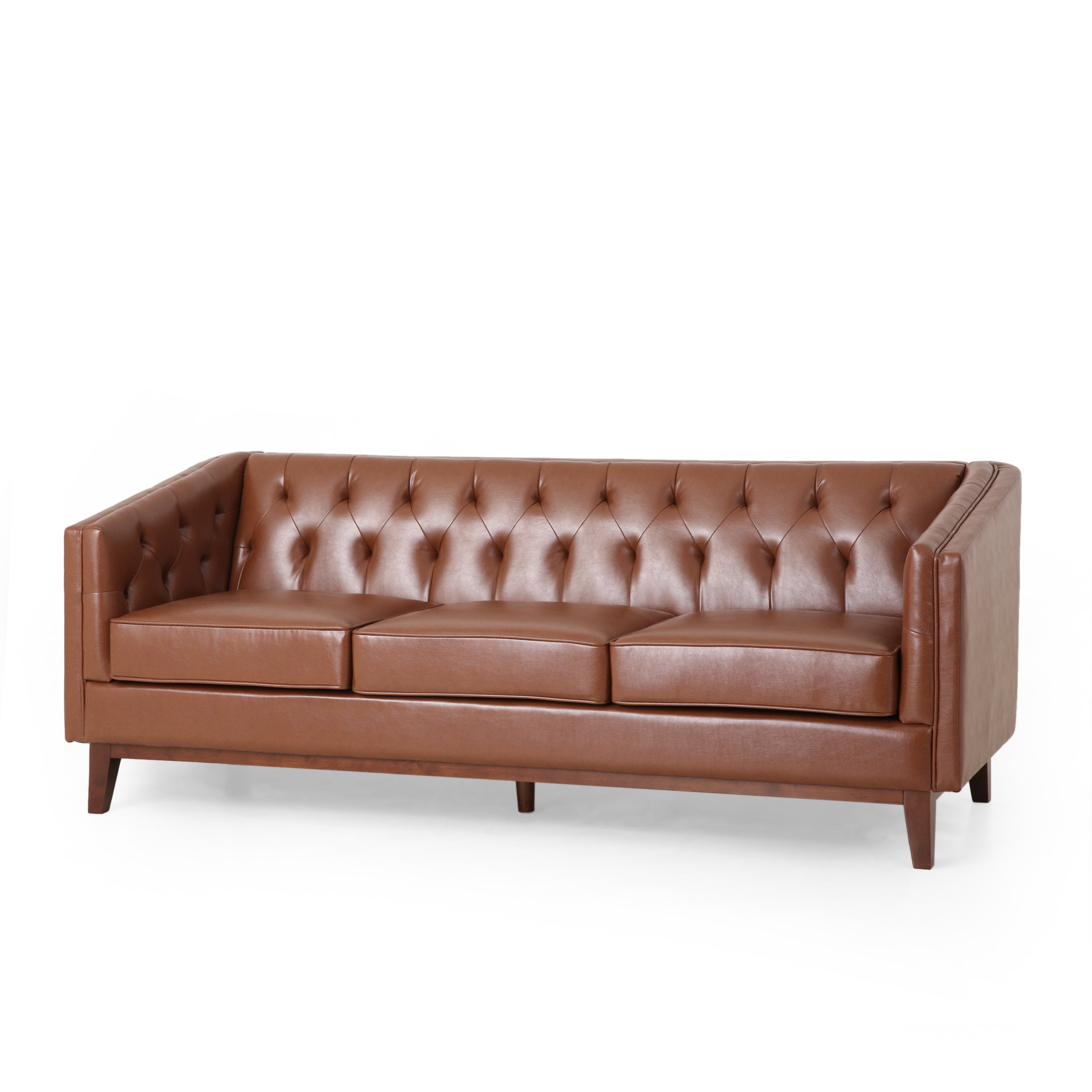 Colstrip Contemporary Upholstered 3 Seater Sofa