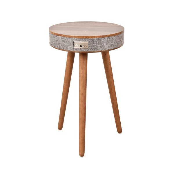 Ava Bluetooth Enabled Accent Table w/USB - 14 x 14 x 23.25