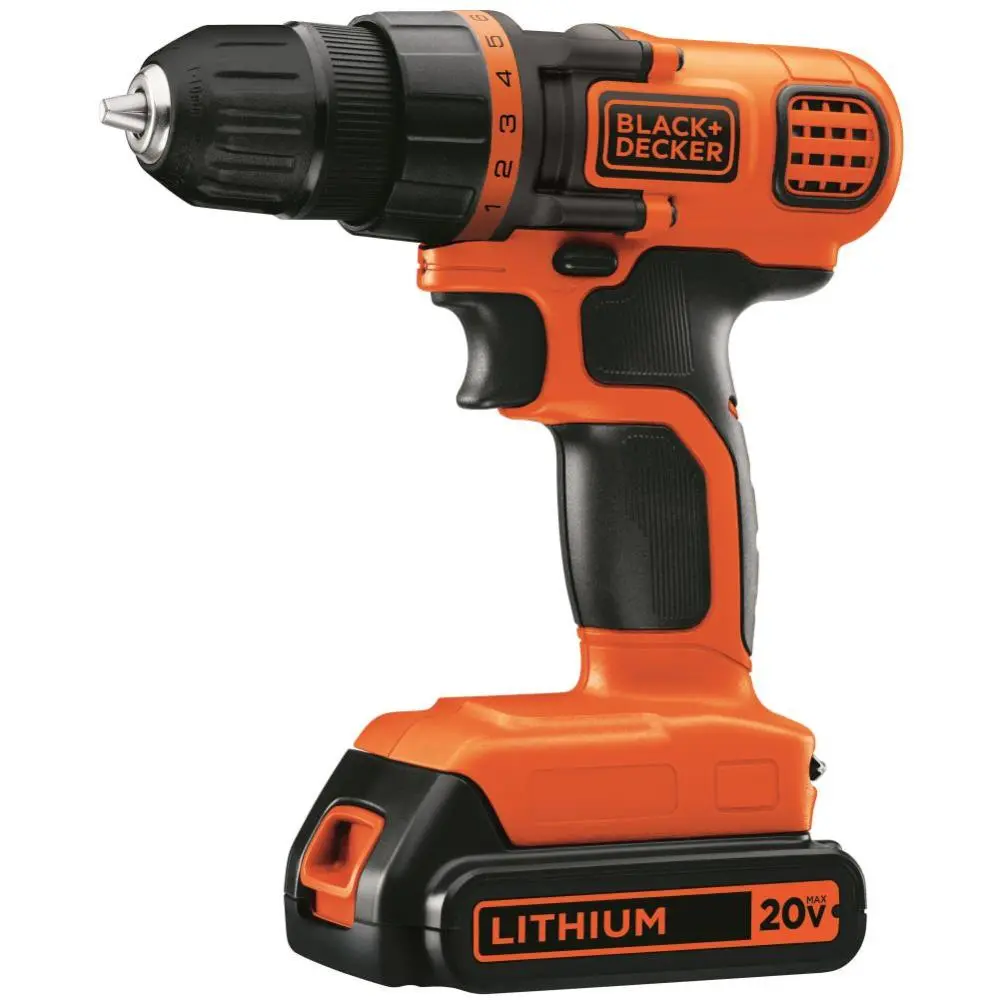 20-volt MAX Lithium Ion (Li-ion) 3/8-in Cordless Drill with Battery Kit