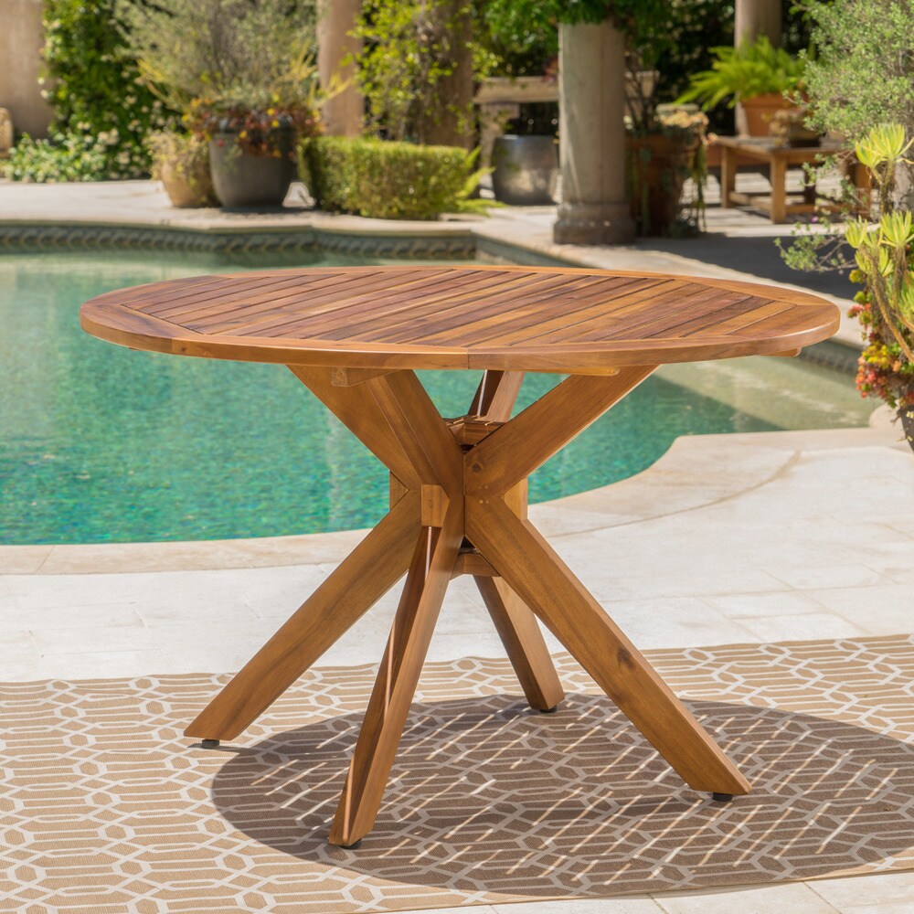 Stamford Outdoor 5 piece Wood Dining Set by Christopher Knight Home