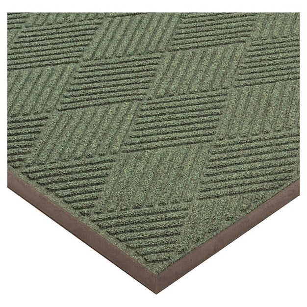 Dark Green Solid Doormat 2 x27 x3 x27 Hometrax