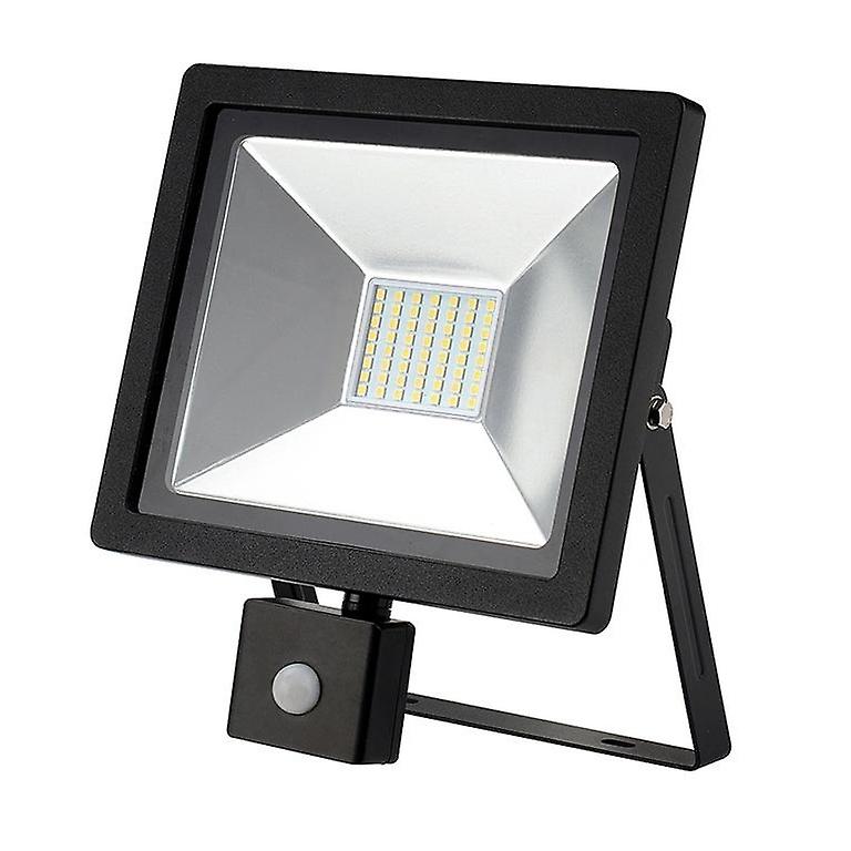 Dencon LED 30w Slimline Floodlight With PIR 2100lm 6500k