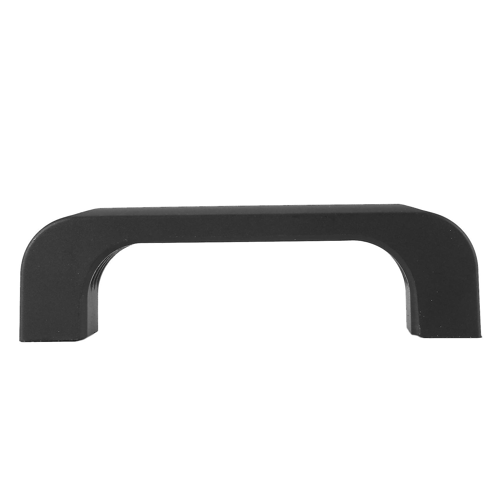 Door Cabinet Black Plastic Rectangular Pull Handle 5.2andquot;